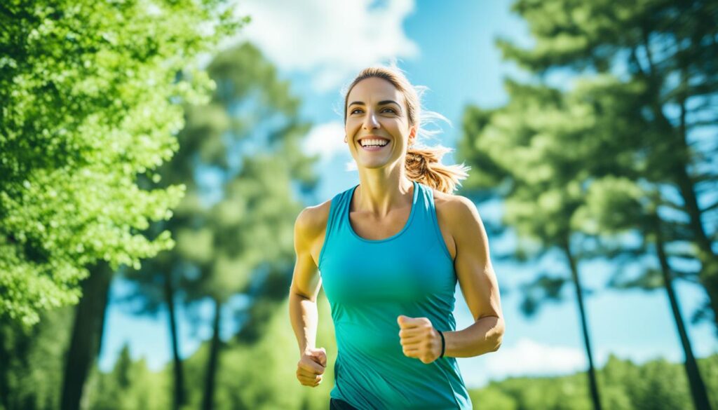 Physical exercise for anxiety relief