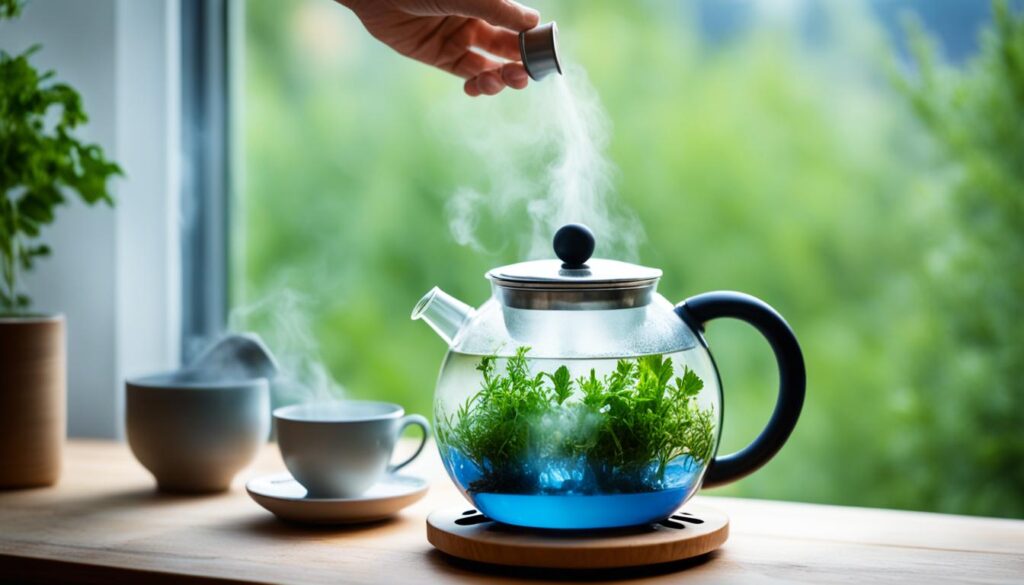 mindfulness tea brewing