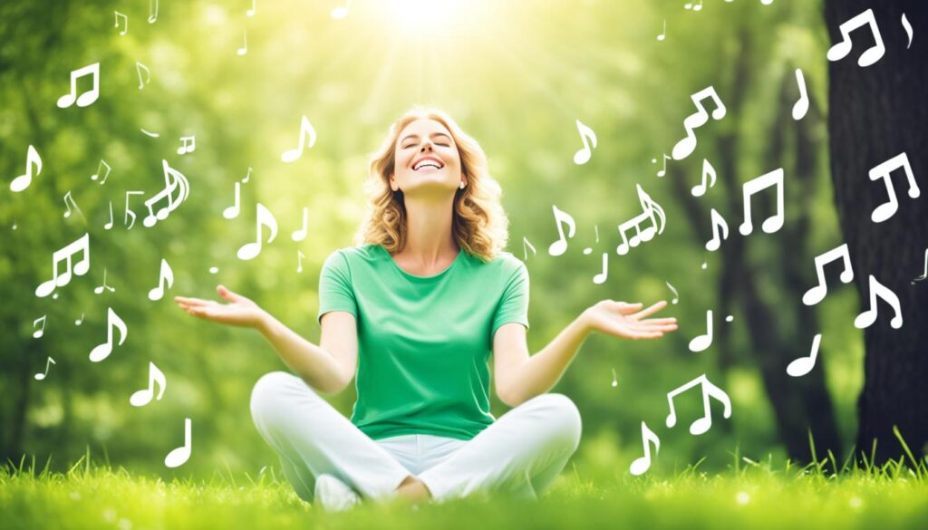 Anxiety relief through music