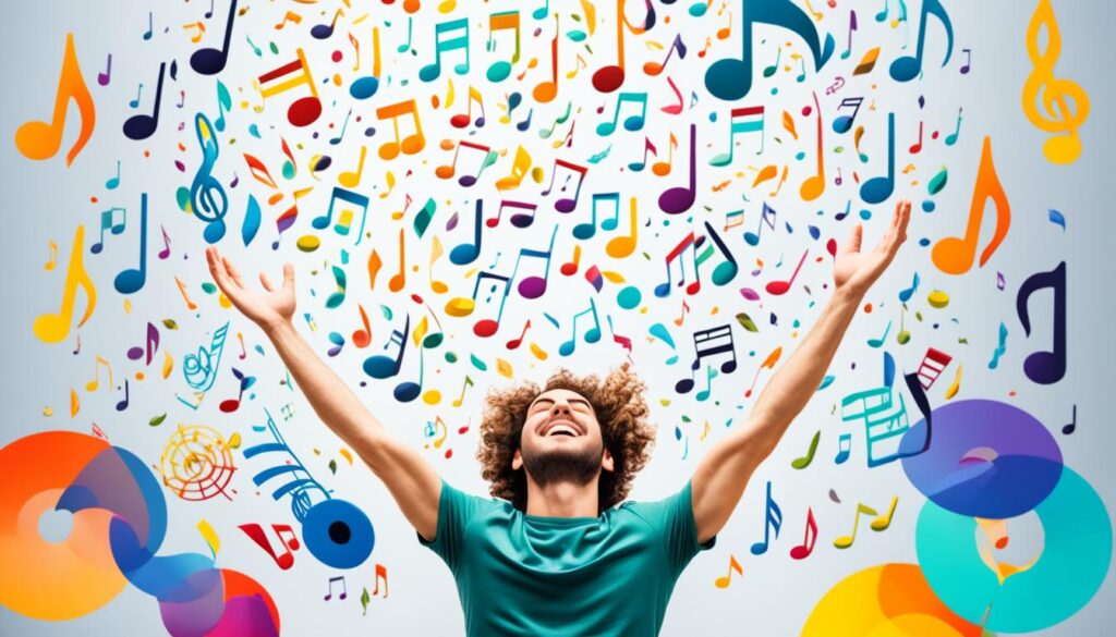 Anxiety relief through music