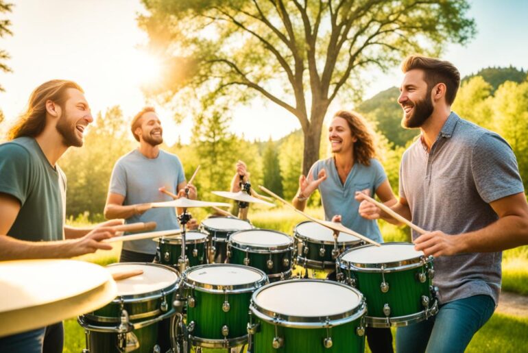 Drum Circles for Anxiety Relief Music Therapy