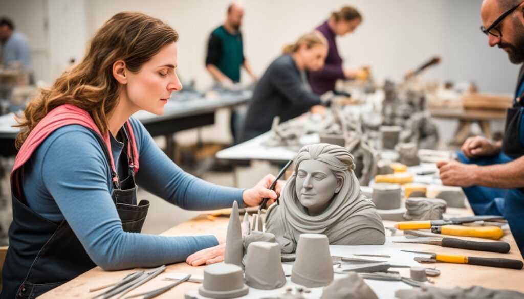 sculpting workshops for anxiety management